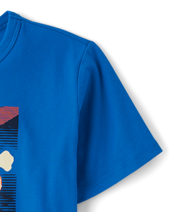 Boys Basketball Net Graphic Tee