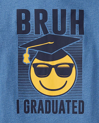 Boys Bruh I Graduated Graphic Tee