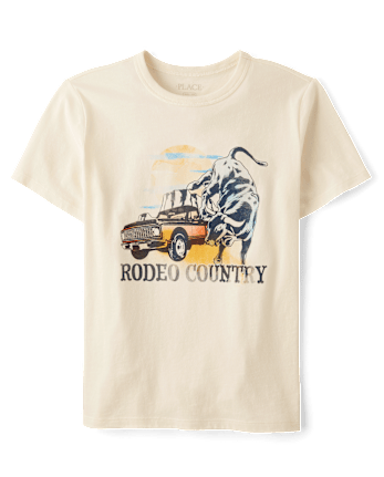 Boys Rodeo Country Graphic Tee