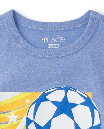 Boys Soccer Ball Graphic Tee