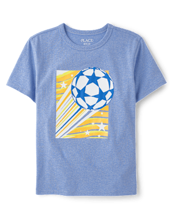Boys Soccer Ball Graphic Tee