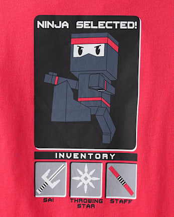 Boys Ninja Video Game Graphic Tee