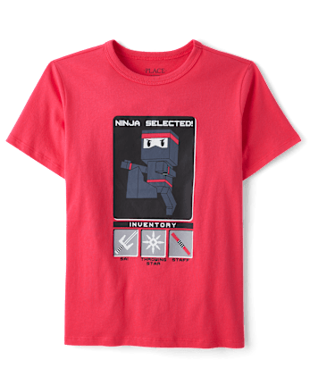 Boys Ninja Video Game Graphic Tee