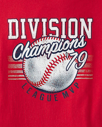 Boys Baseball Division Champions Graphic Tee