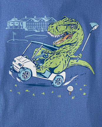 Boys Dino Golf Graphic Tee