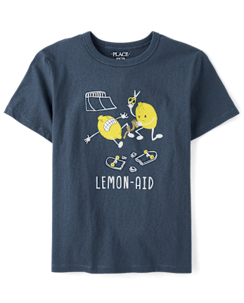 Boys Lemon Aid Graphic Tee
