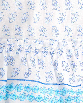 Baby And Toddler Girls Paisley Textured Shift Dress