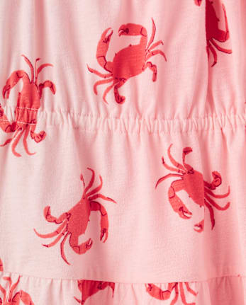 Baby And Toddler Girls Print Ruffle Dress