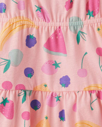 Baby And Toddler Girls Print Ruffle Dress