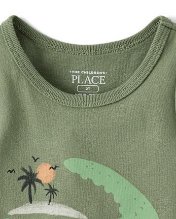 Baby And Toddler Boys Crocodile Tank Top