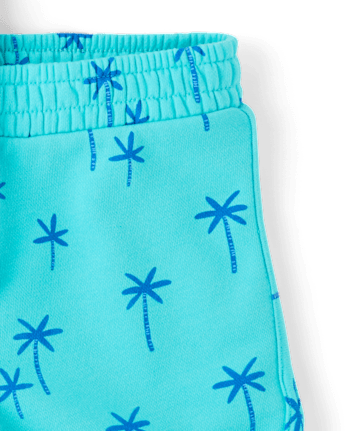 Baby And Toddler Boys Puff Print Beach 2-Piece Outfit Set