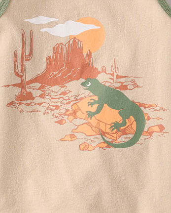 Baby And Toddler Boys Lizard 2-Piece Outfit Set