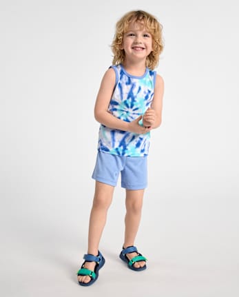 Baby And Toddler Boys Quick Dry Lined Mesh Active Shorts 3-Pack