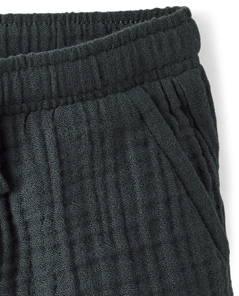 Baby And Toddler Boys Gauze Pull On Shorts
