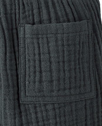 Baby And Toddler Boys Gauze Pull On Shorts