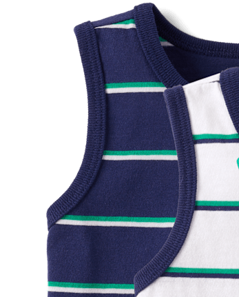 Baby And Toddler Boys Graphic Tank Top 3-Pack