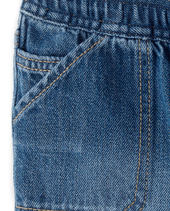 Baby And Toddler Pull On Jean Shorts