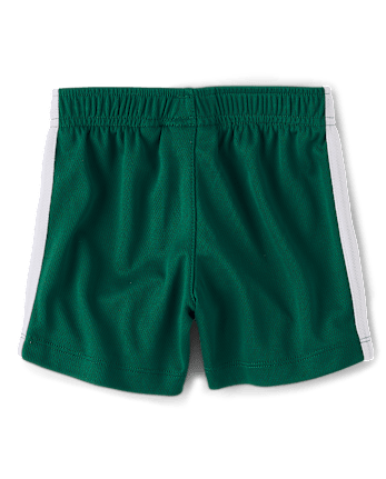 Baby And Toddler Boys Quick Dry Striped Lined Mesh Active Shorts