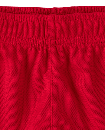 Baby And Toddler Boys Quick Dry Striped Lined Mesh Active Shorts