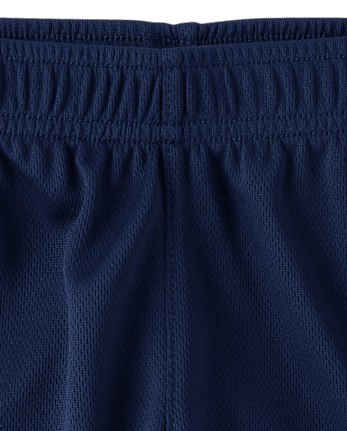 Baby And Toddler Boys Quick Dry Striped Lined Mesh Active Shorts