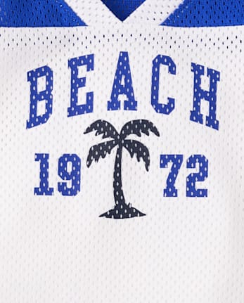 Baby And Toddler Boys Quick Dry Graphic Mesh Tank Top