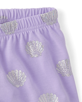 Pyjama coquillage métallisé pour filles