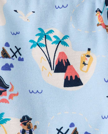 Baby And Toddler Capybara Pirate Snug Fit Cotton Pajamas
