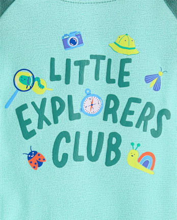 Baby And Toddler Boys Explorer's Club Snug Fit Cotton Pajamas