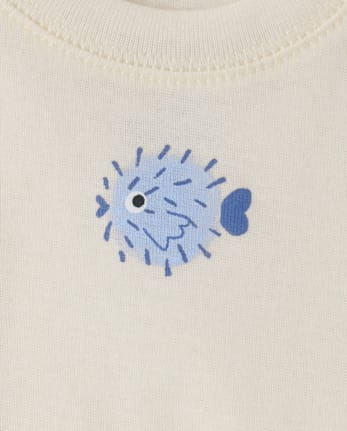 Baby Boys Whale Bodysuit 5-Pack