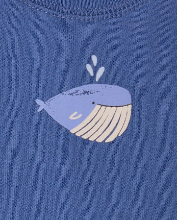 Baby Boys Whale Bodysuit 5-Pack