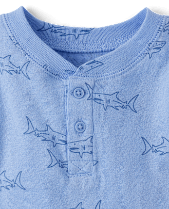 Baby Boys Shark 2-Piece Playwear Set