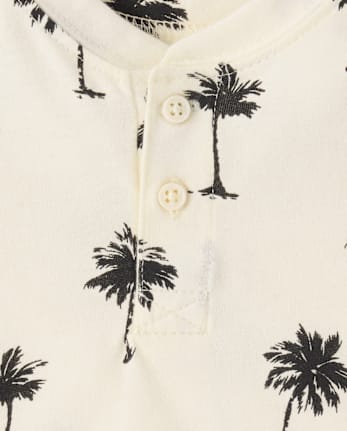 Baby Boys Palm Tree 3-Piece Playwear Set