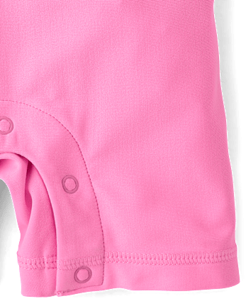 Baby Girls Colorblock Rashguard One Piece Swimsuit