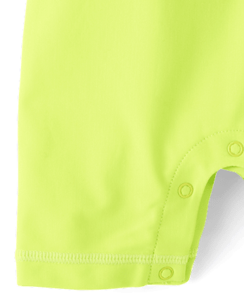 Maillot de bain une pièce anti-UV raglan à blocs de couleur pour bébé garçon