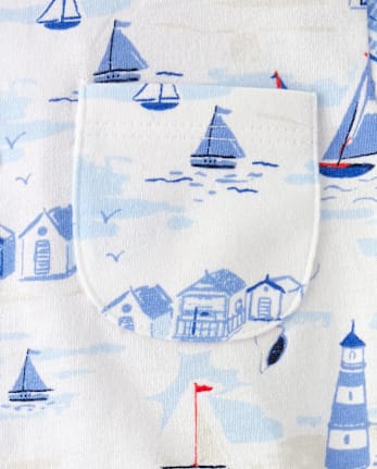 Baby Boys Dad And Me Coastal 2-Piece Outfit Set