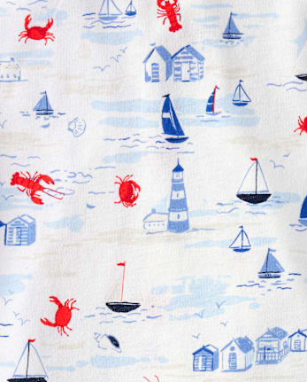 Baby Boys Dad And Me Coastal 2-Piece Outfit Set