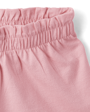 Baby Girls Leopard Paperbag Waist Shorts 2-Pack