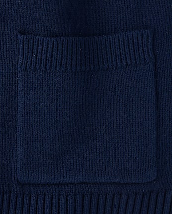 Girls Open Front Cardigan