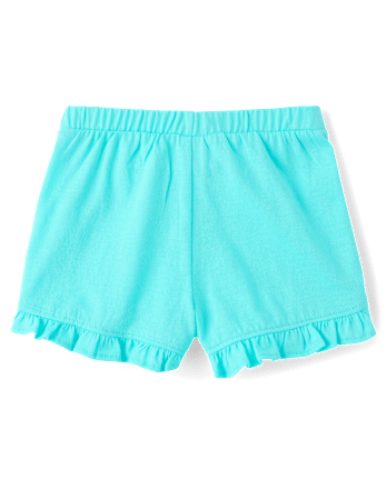 Baby Girls Seashell Ruffle Shorts 3-Pack