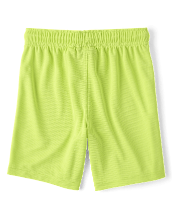 Kids Quick Dry Side Stripe Mesh Active Shorts