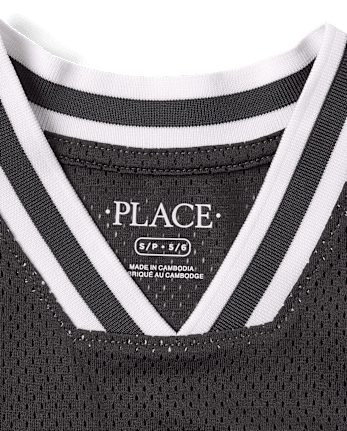 Kids Quick Dry Varsity Mesh Basketball Tank Top