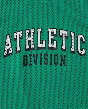 Kids Quick Dry Varsity Mesh Basketball Tank Top