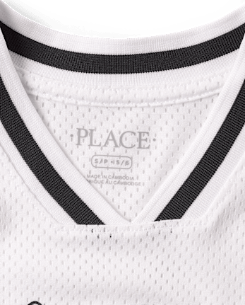 Kids Quick Dry Varsity Mesh Basketball Tank Top