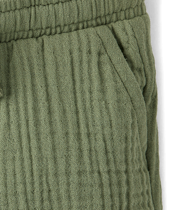 Boys Gauze Pull On Shorts