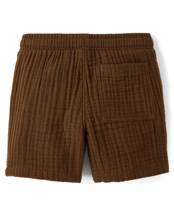 Boys Gauze Pull On Shorts
