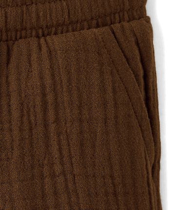 Boys Gauze Pull On Shorts