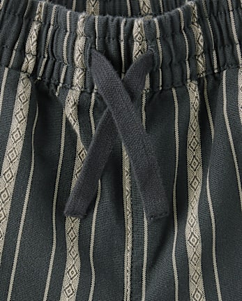 Boys Embroidered Pull On Shorts