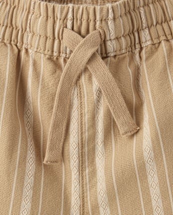 Boys Embroidered Pull On Shorts