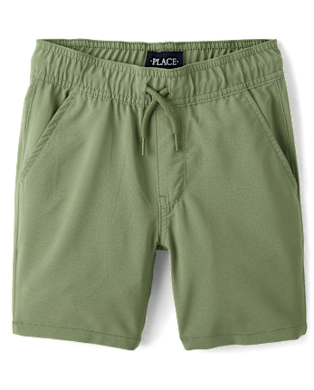 Short à enfiler pour garçon à séchage rapide