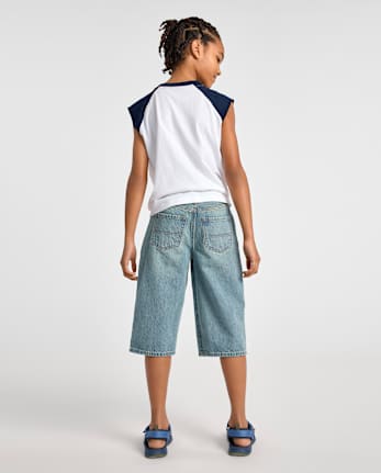 Short en jean pour enfants